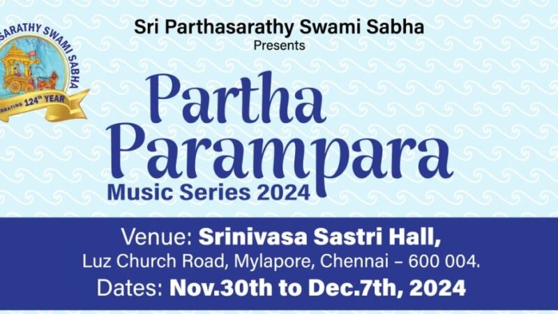 Partha Parampara – thematic music Series 2024